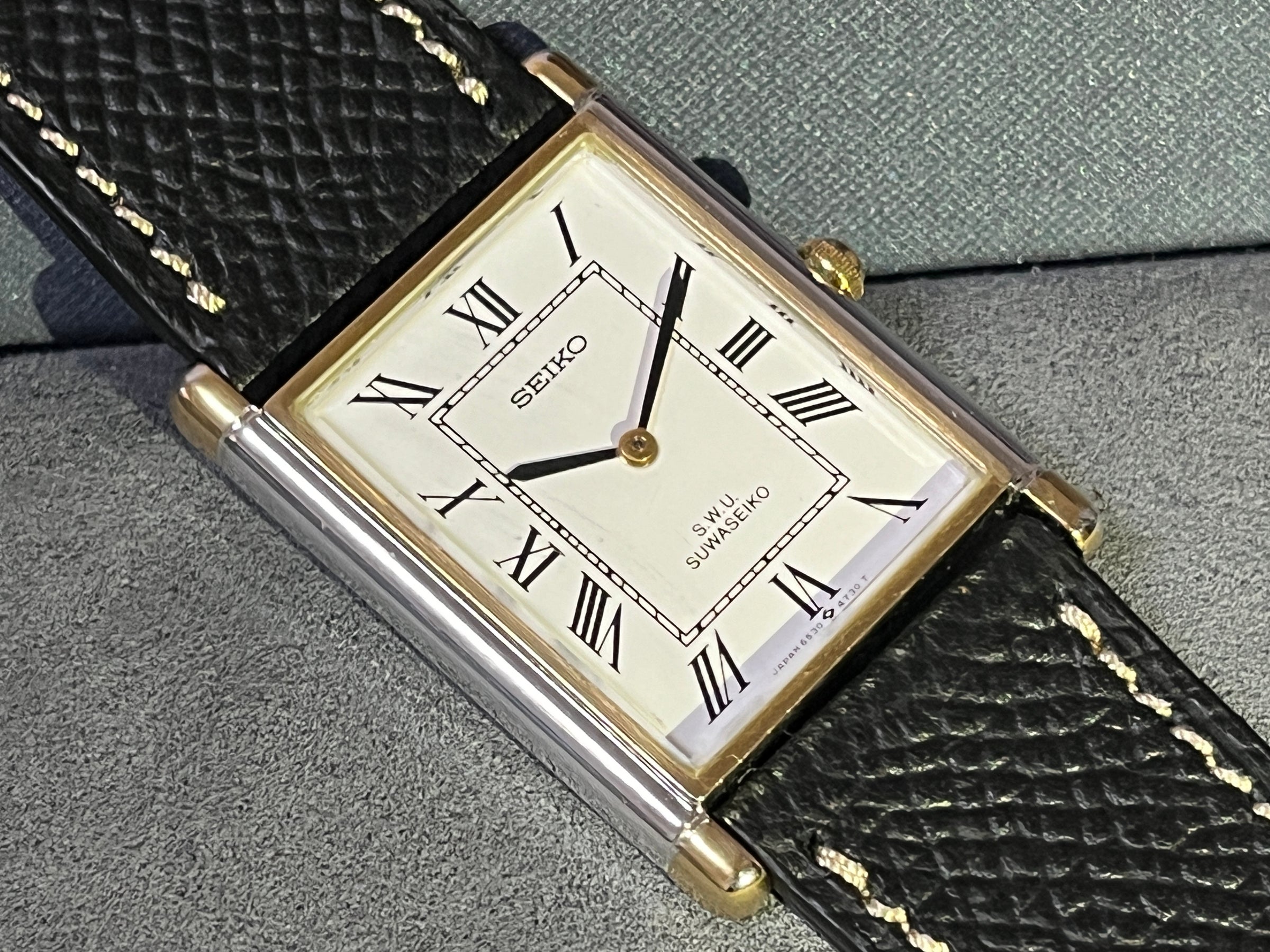 【電池新品】seiko tank ヴィンテージ 稼働品 80s SEIKO TANK | DECO