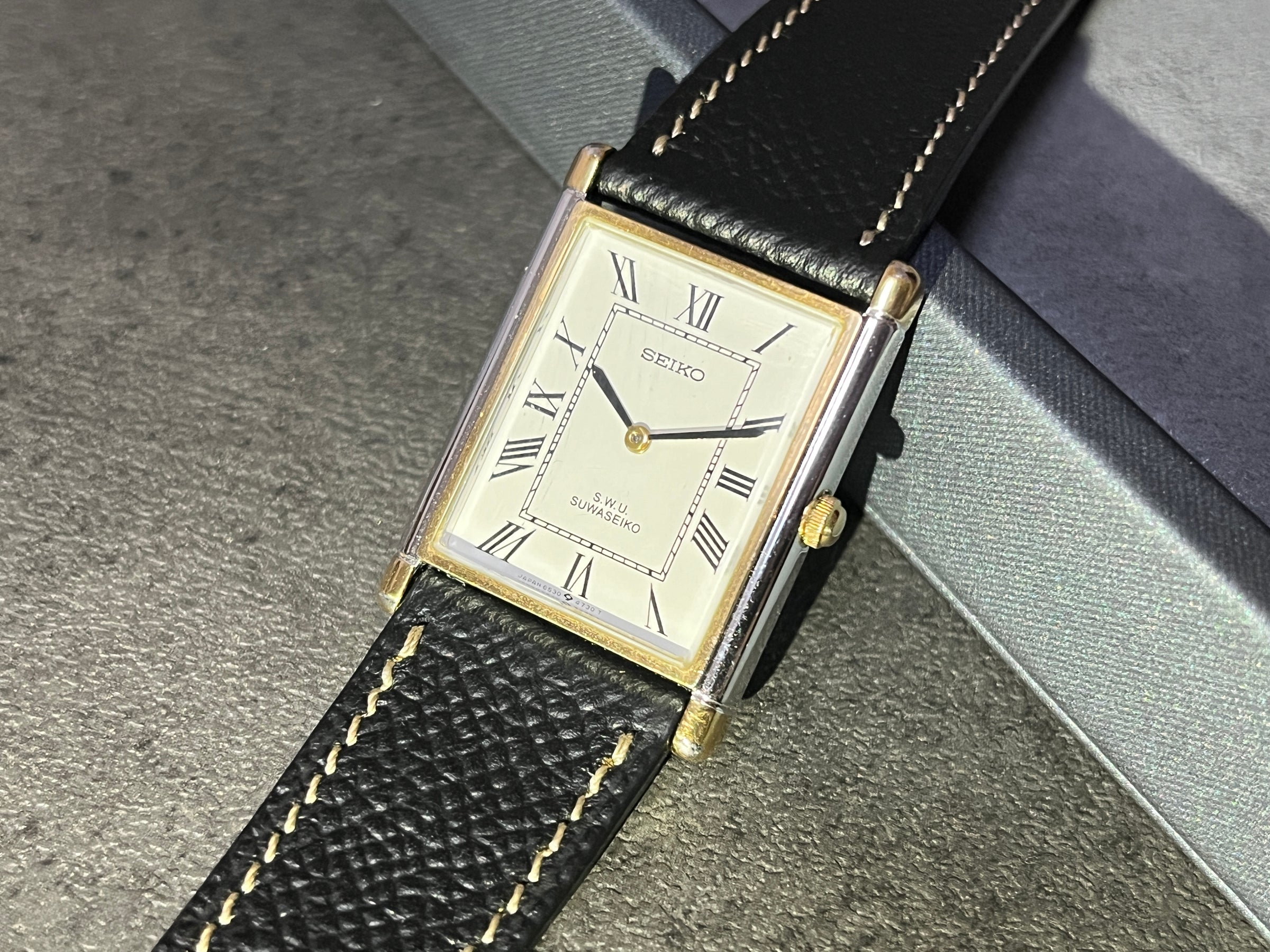 seiko tank ヴィンテージ 稼働品 美品 美品】seiko tank panthere ヴィンテージ 稼働品 - メルカリ