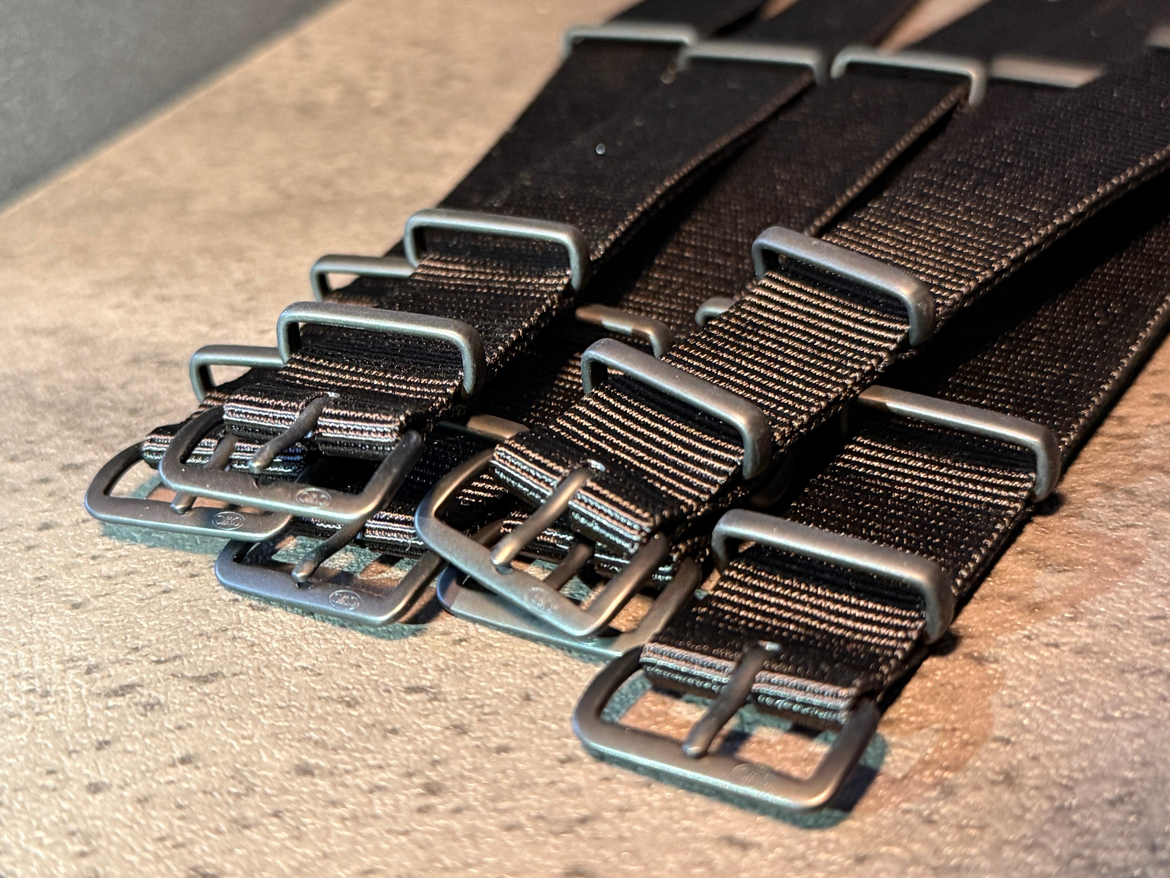 CWC NATOストラップ 20mm PVD ベルト 3本セット CWC NATO Straps Black -from UK- | DECO