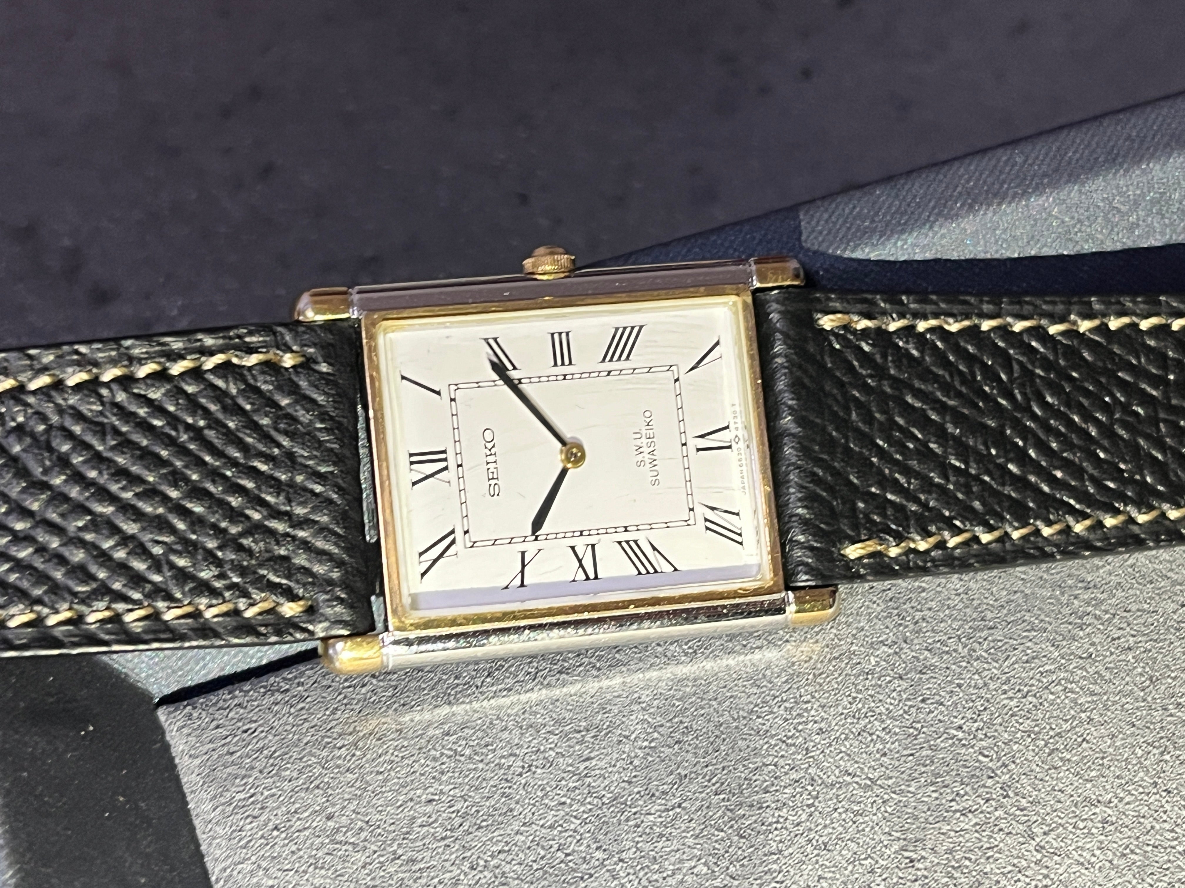 SEIKO tank ヴィンテージ 稼働品 美品 seiko tank ヴィンテージ 稼働品 - メルカリ